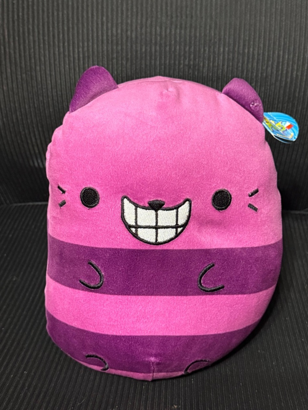 CATS VS PICKLES jumbo cheshire cat 8”Super Soft Squishy Bean-Filled Plush